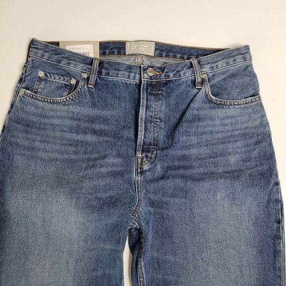 EVERLANE 33 NEW 90'S CHEEKY HIGH RISE STRAIGHT MODERN ANKLE JEANS CURVY NWT - Picture 11 of 13